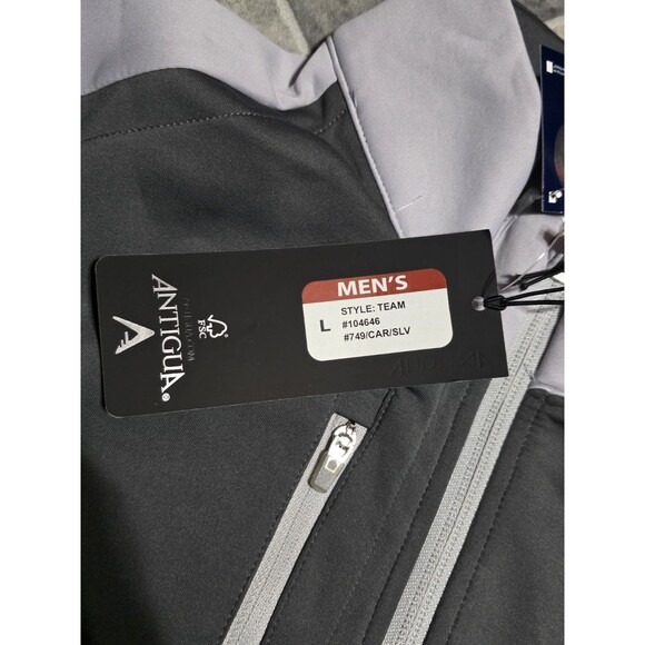 New Los Angeles Dodgers Antigua Collection 1/4 Zip Pullover GRAY /Carbon Large - Picture 6 of 6